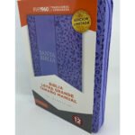 Biblia Reina Valera 1960 Letra Grande Manual Lavanda – imagen 3