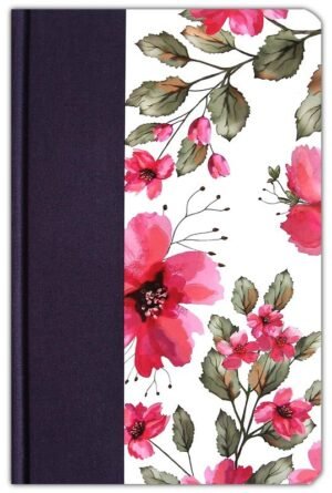 RV1960 BIBLIA FLORES AZUL LETRA GRANDE TAMAÑO MANUAL