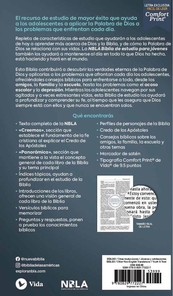 NBLA Biblia de Estudio para Jóvenes 2 NBLA Biblia de Estudio para Jóvenes - Image 2
