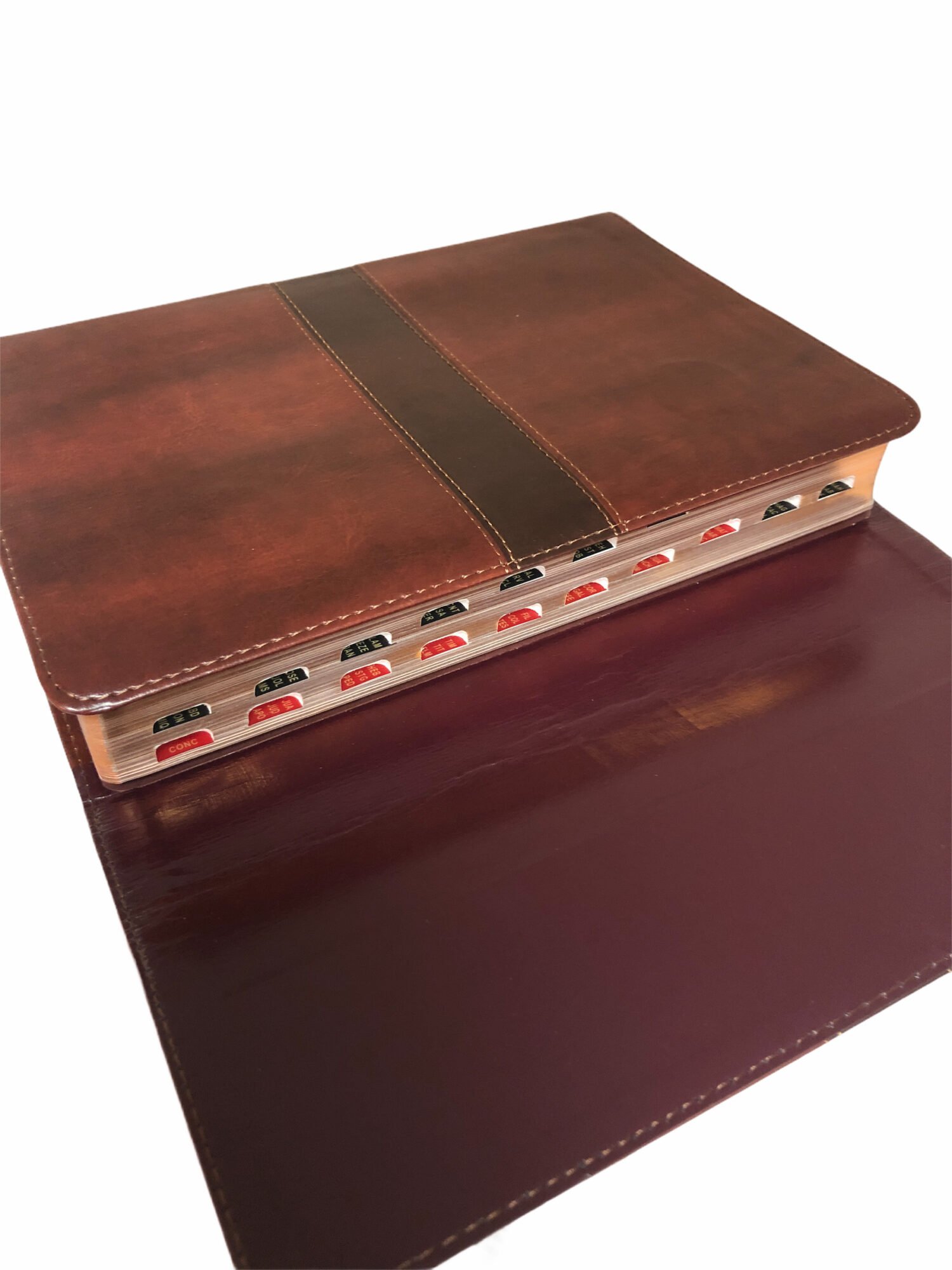 RVR 1960 Biblia Letra Gigante marrón, símil piel con índice y solapa con imán 3 RVR 1960 Biblia Letra Gigante marrón, símil piel con índice y solapa con imán - Image 3