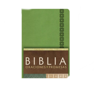 Biblia de oraciones y promesas verde manzana