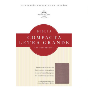 Biblia compacta letra grande con referencias