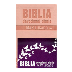 Biblia Devocional Diaria Max Lucado Rosa