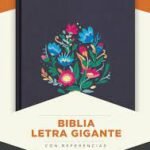 RVR 1960 Biblia Letra Gigante bordado sobre tela con indice – imagen 2