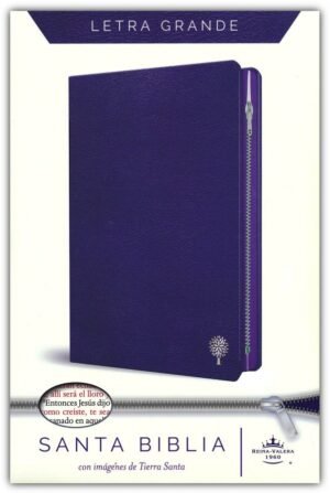 BIBLIA RV60 GR PIEL MORADA ZIP
