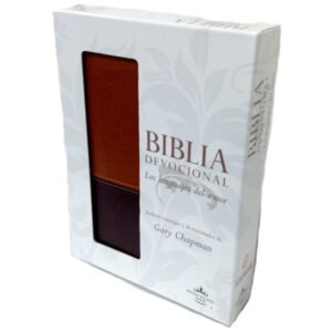 RV60 Biblia Devocional los lenguajes del amo, Duotono marrón