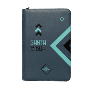 Biblia RVR60 LG Gris Triangulos QR