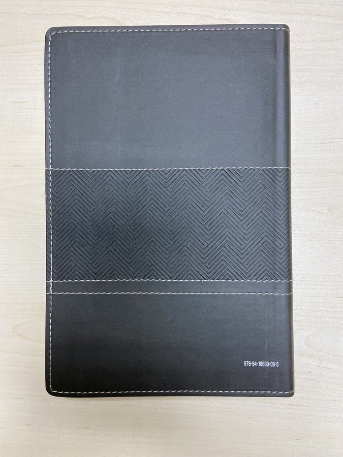 Biblia RVR 2020 Letra Grande Piel Gris Franja 2 Biblia RVR 2020 Letra Grande Piel Gris Franja - Image 2