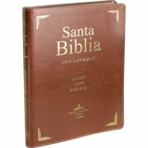 Biblia RVR1960 Letra Super gigante Marrón con índice