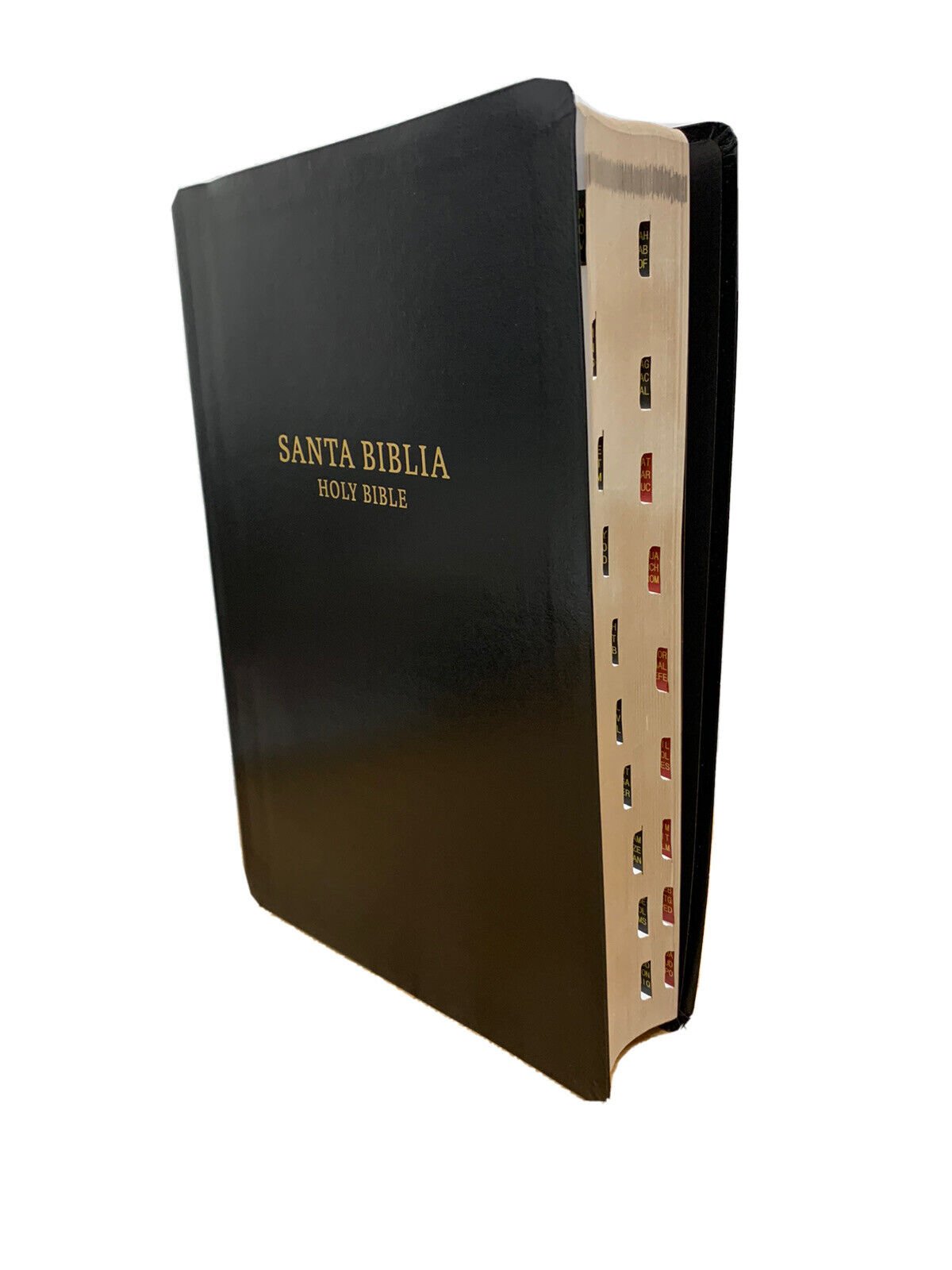Biblia RVR 1960 KJV Bilingüe LG imitación piel con índice 1 Biblia RVR 1960 KJV Bilingüe LG imitación piel con índice
