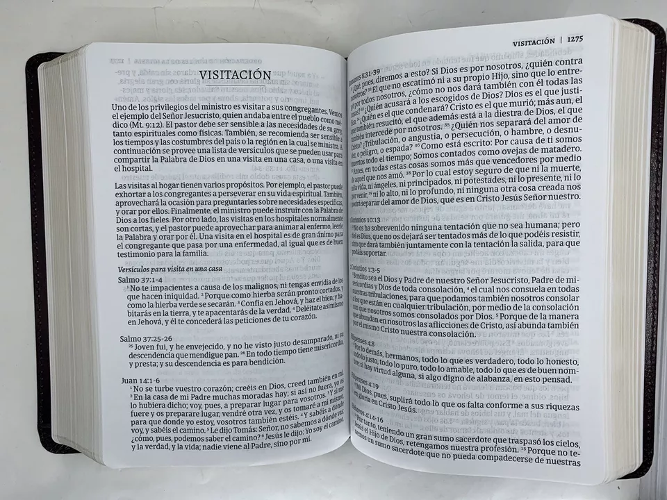 Biblia del Ministro Edición Ampliada Caoba 2 Biblia del Ministro Edición Ampliada Caoba - Image 2