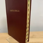 Biblia RVR 1960 Letra Súper Gigante Imitación Piel Borgoña con Índice – imagen 3