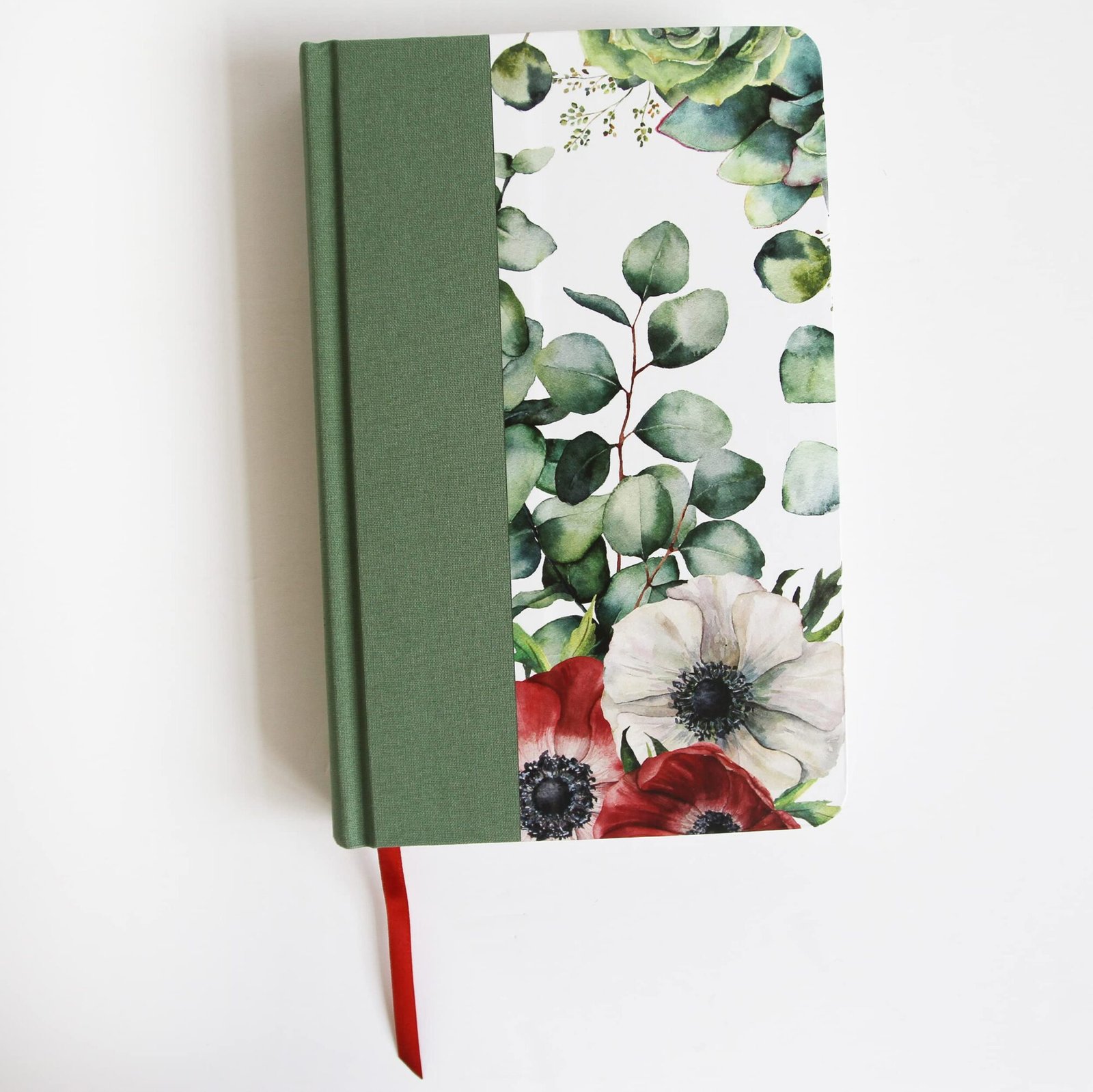 Biblia RVR60 tela verde con flores 1 Biblia RVR60 tela verde con flores