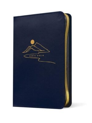 Biblia NTV Compacta Letra Gigante Azul Con Cierre