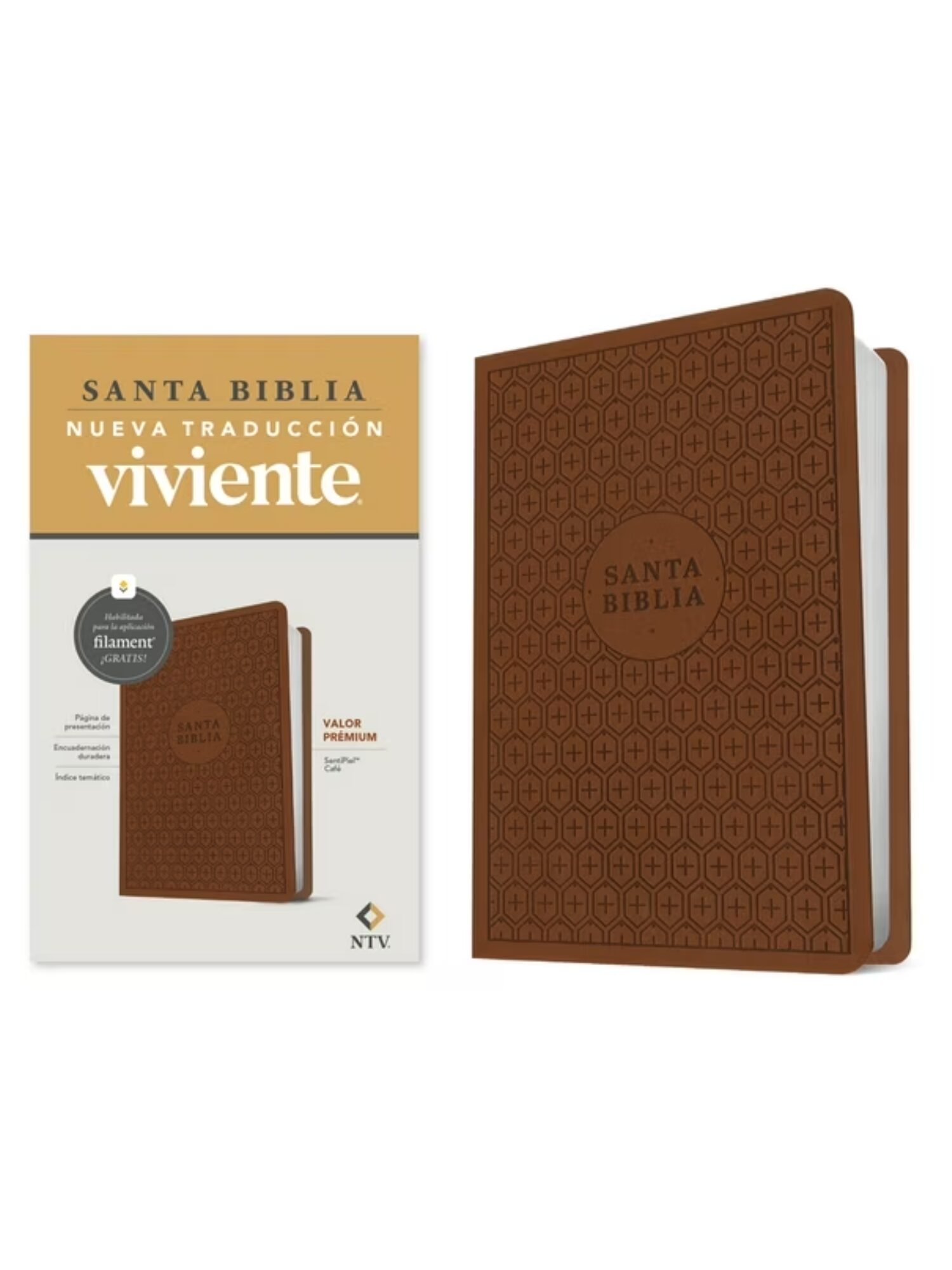 Biblia NTV Premium Sentí Piel Café 2 Biblia NTV Premium Sentí Piel Café - Image 2