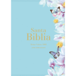 Biblia RVR 1960 Letra Súper Gigante Símil Piel Azul Claro