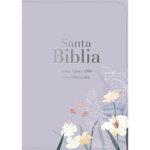 Biblia RVR 1960 Genial Letra Gigante Símil Piel Lavanda