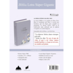 Biblia RVR 1960 Letra Súper Gigante Símil Piel Lavanda – imagen 4