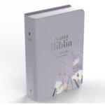 Biblia RVR 1960 Letra Súper Gigante Símil Piel Lavanda – imagen 2