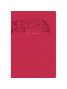 Biblia RVR 1960 Letra Supergigante, Floral, Símil Piel