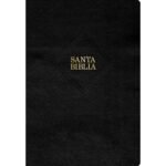 Biblia RVR 1960 Letra Supergigante, Negro Piel Fabricada con índice