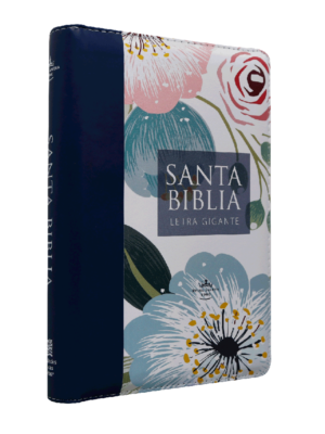 Biblia RVR 1960 Letra Gigante, Tapa Imitación Cuero, con Índice & Cierre