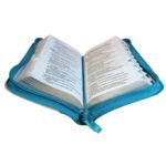 Biblia RVR36cZTIPJR/ Azul Beige Canto Plateado – imagen 3