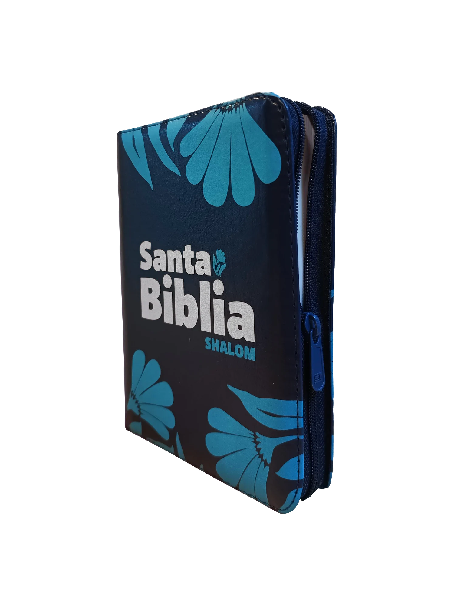 Biblia RVR045cLGZ/ Azul Flor Sahlom Cierre 4 Biblia RVR045cLGZ/ Azul Flor Sahlom Cierre - Image 4