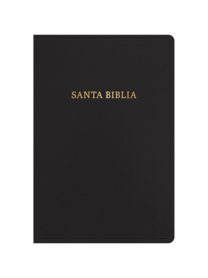 Biblia RVR 1960 Con Referencias Nueva Tipografía, Negro, Imitación Piel (Edición 2023)