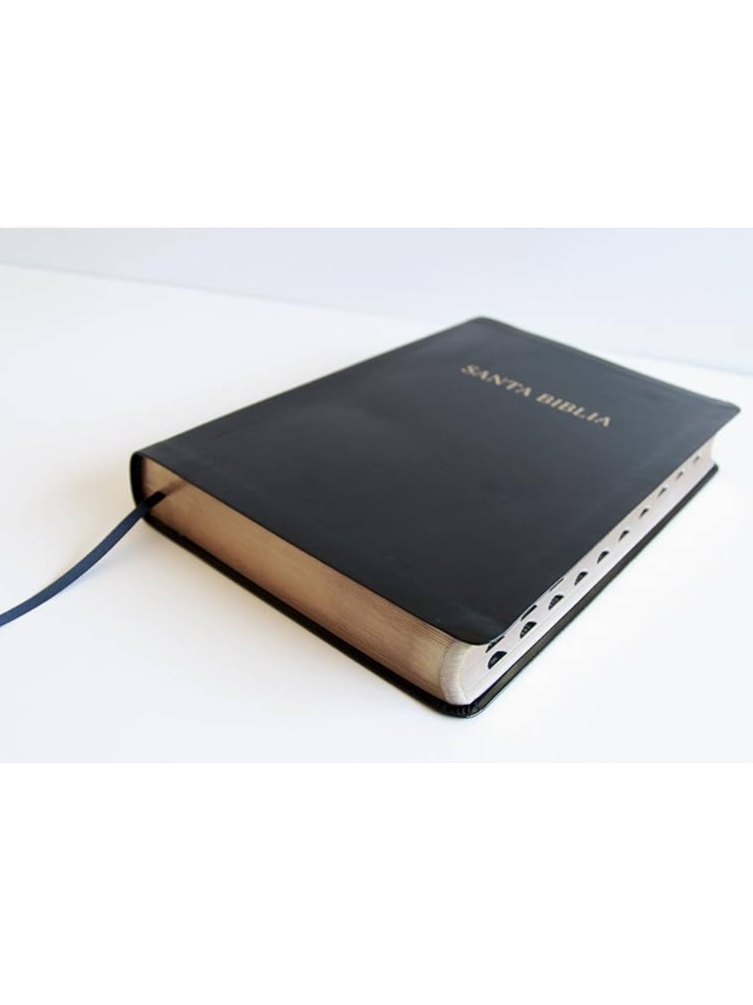 Biblia RVR 1960 Letra Súper Gigante Negro Símil Piel con Índice 3 Biblia RVR 1960 Letra Súper Gigante Negro Símil Piel con Índice - Image 3