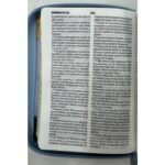 Biblia RVR 1960 Bolsillo Café Azul Símil Piel con Cierre – imagen 4