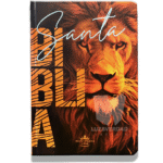 Biblia León Naranja Letra Grande PJR tapa Dura