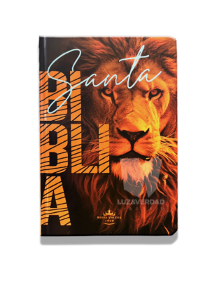 Biblia León Naranja Letra Grande PJR tapa Dura