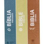 Biblia RVC Tricolor Flexible Trilingüe Portugués English Español