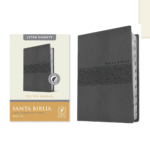 Biblia NTV Letra Gigante Tamaño Manual Piel Gris con Índice – imagen 3