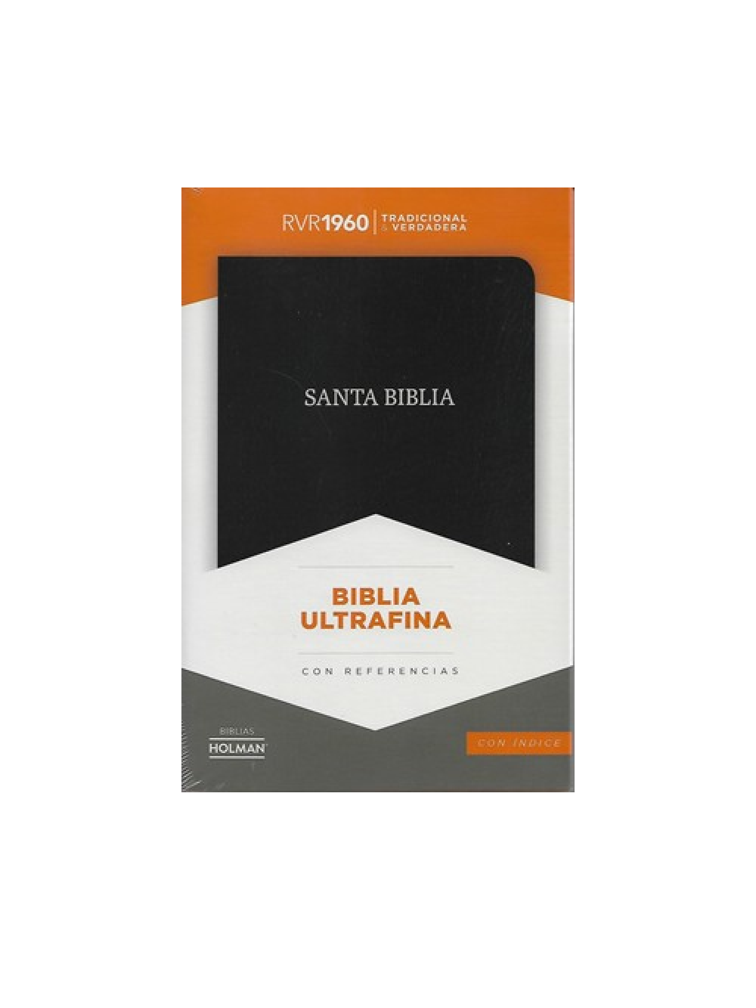 Biblia RVR60 Ultrafina Negro Piel Fabricada con Índice 2 Biblia RVR60 Ultrafina Negro Piel Fabricada con Índice - Image 2