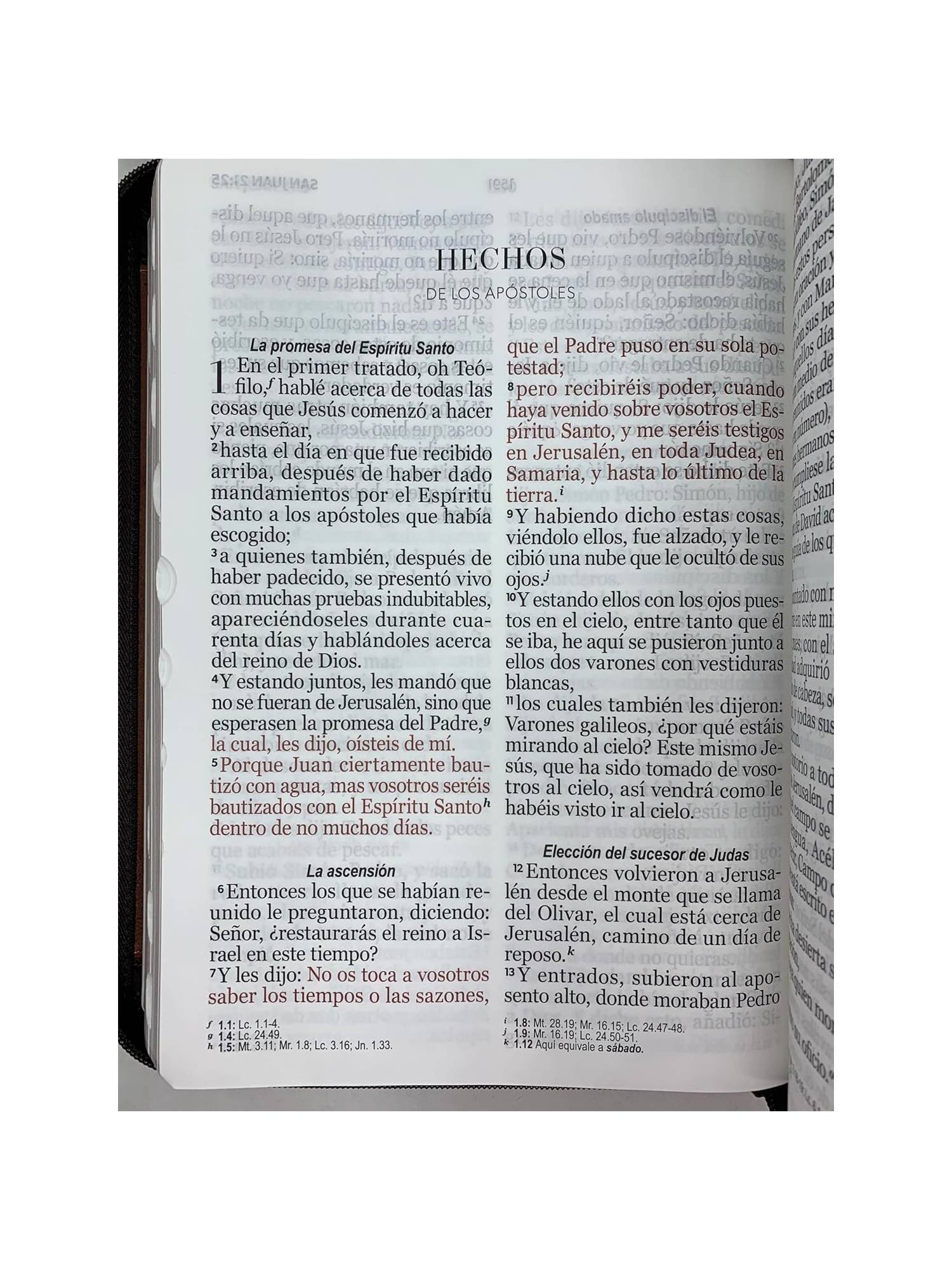 Biblia RVR 1960 Geométrico, Letra Súper Gigante Café Símil Piel con Índice y Cierre 3 Biblia RVR 1960 Geométrico, Letra Súper Gigante Café Símil Piel con Índice y Cierre - Image 3
