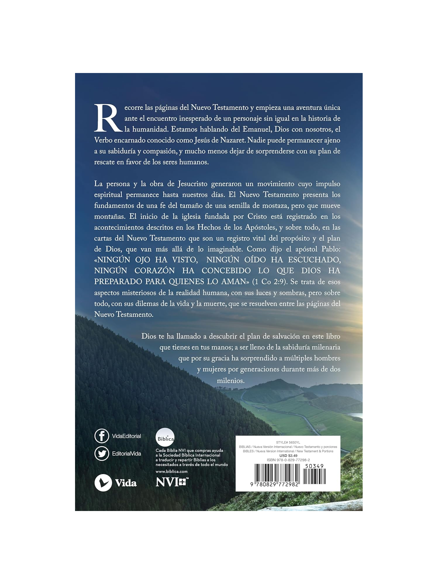 NVI Nuevo Testamento Paisaje Rústica 2 NVI Nuevo Testamento Paisaje Rústica - Image 2