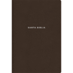 Biblia NVI de Estudio Café Símil Piel con Índice Letra Grande