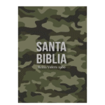 Biblia RVR 1960 Compacta Símil Piel Camuflaje Verde