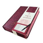 Biblia RVR 1960 de Apuntes Tapa Dura, Vino Tinto (Edición Cantos Pintados) – imagen 2