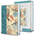 Biblia RVR60 Azul Con Pájaros Letra Gigante