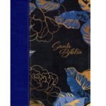 Biblia NTV Manual Azul Oscuro con Filament Letra Grande Símil Piel Índice Letra Roja