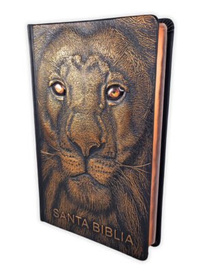 Biblia RVR60 Letra Grande Bronce León de Judá
