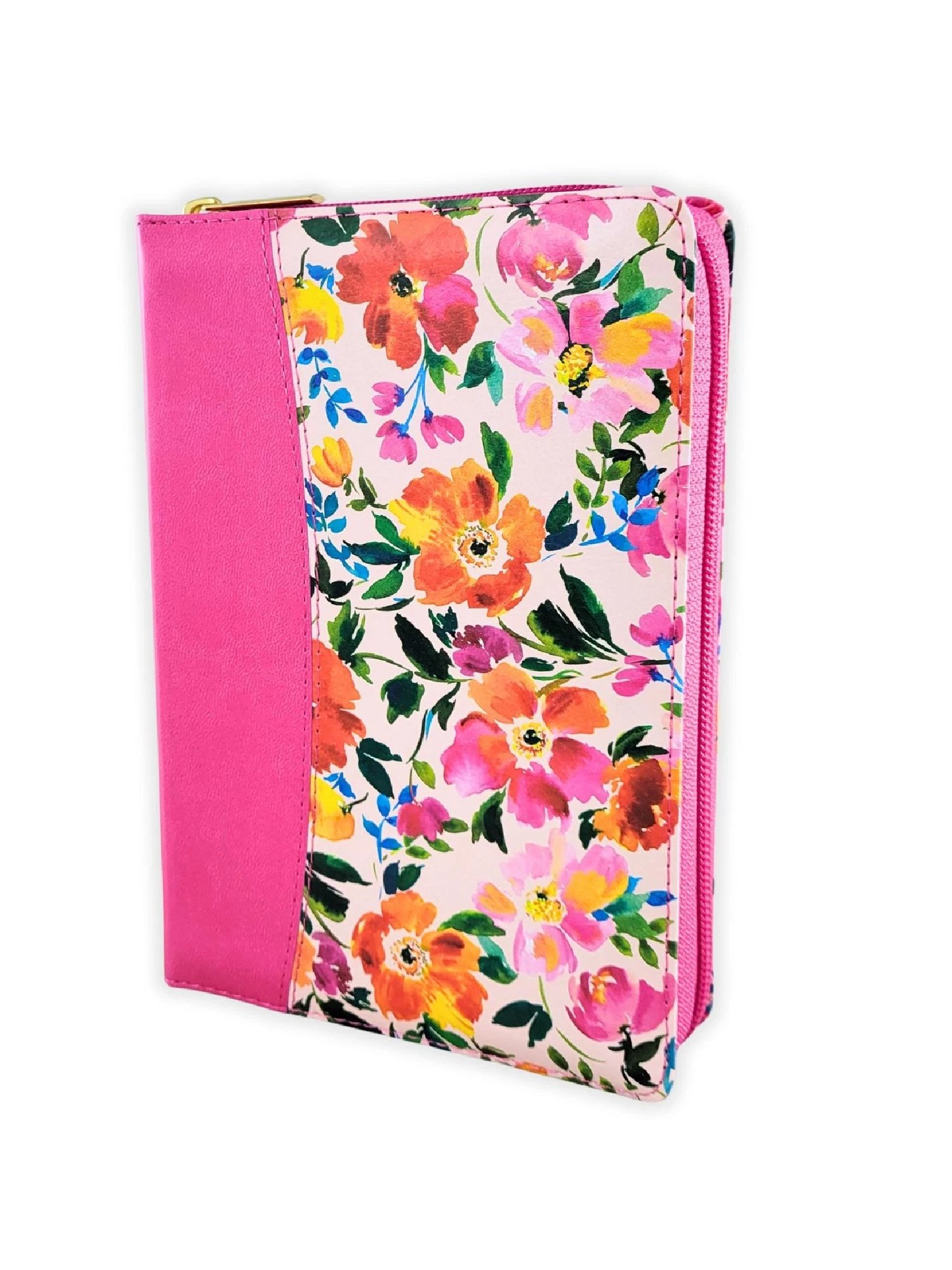 Biblia para Mujer Compacta Letra Grande RVR60 Fucsia con Índice y Cierre 1 Biblia RVR60 Compacta Letra Grande Fucsia