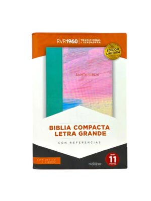 Biblia RVR60 Para Mujer Letra Grande Multicolor