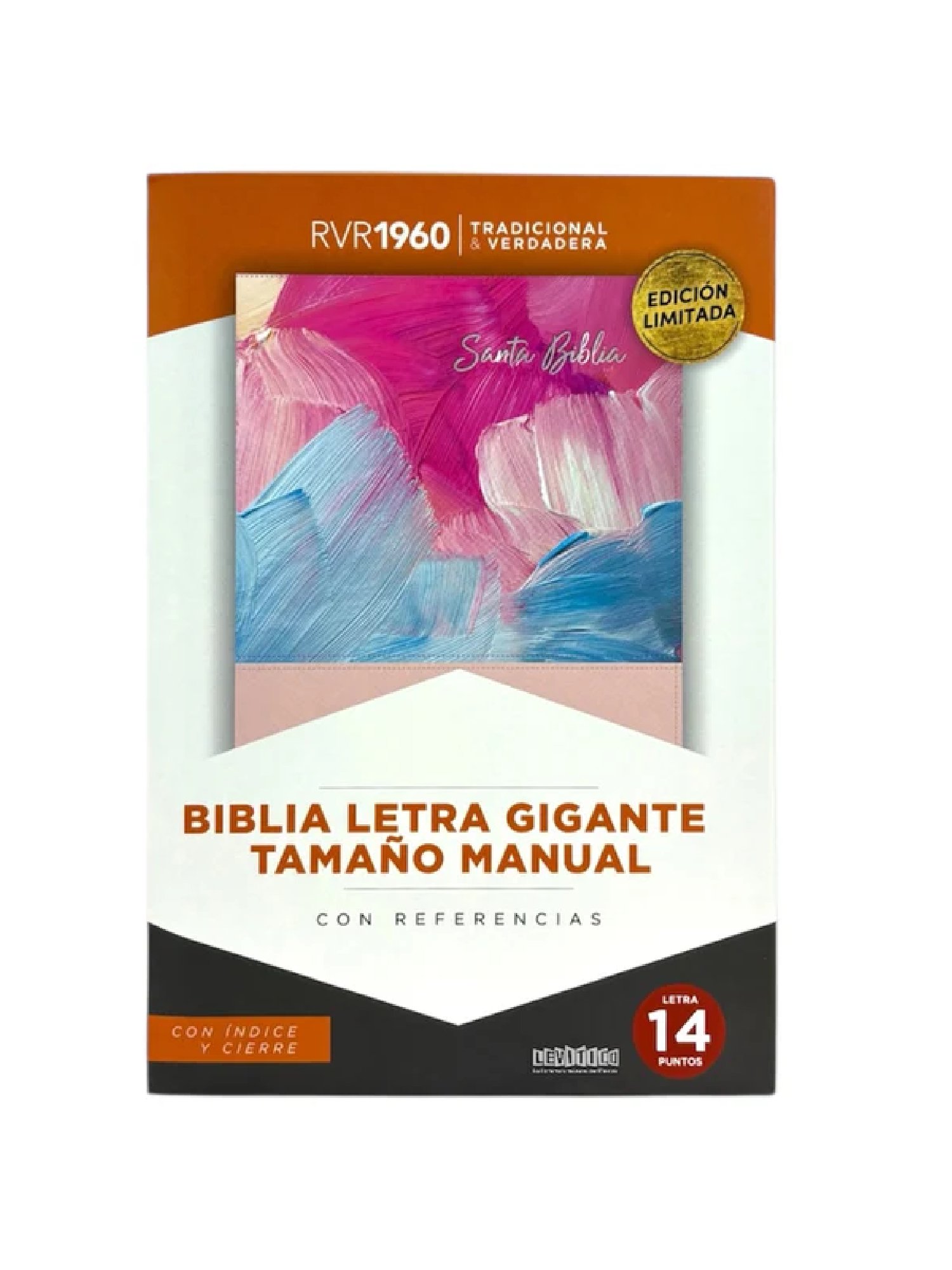Biblia RVR60 Manual L.Gigante Rosa Multicolor Con Cierre Y Índice 1 Biblia RVR60 Manual L.Gigante Rosa Multicolor Con Cierre Y Índice
