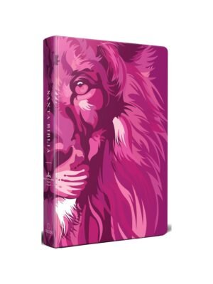 Biblia RVR 1960 León de Judá Rosada Letra Grande Tamaño Manual (Edición Cantos Pintados)