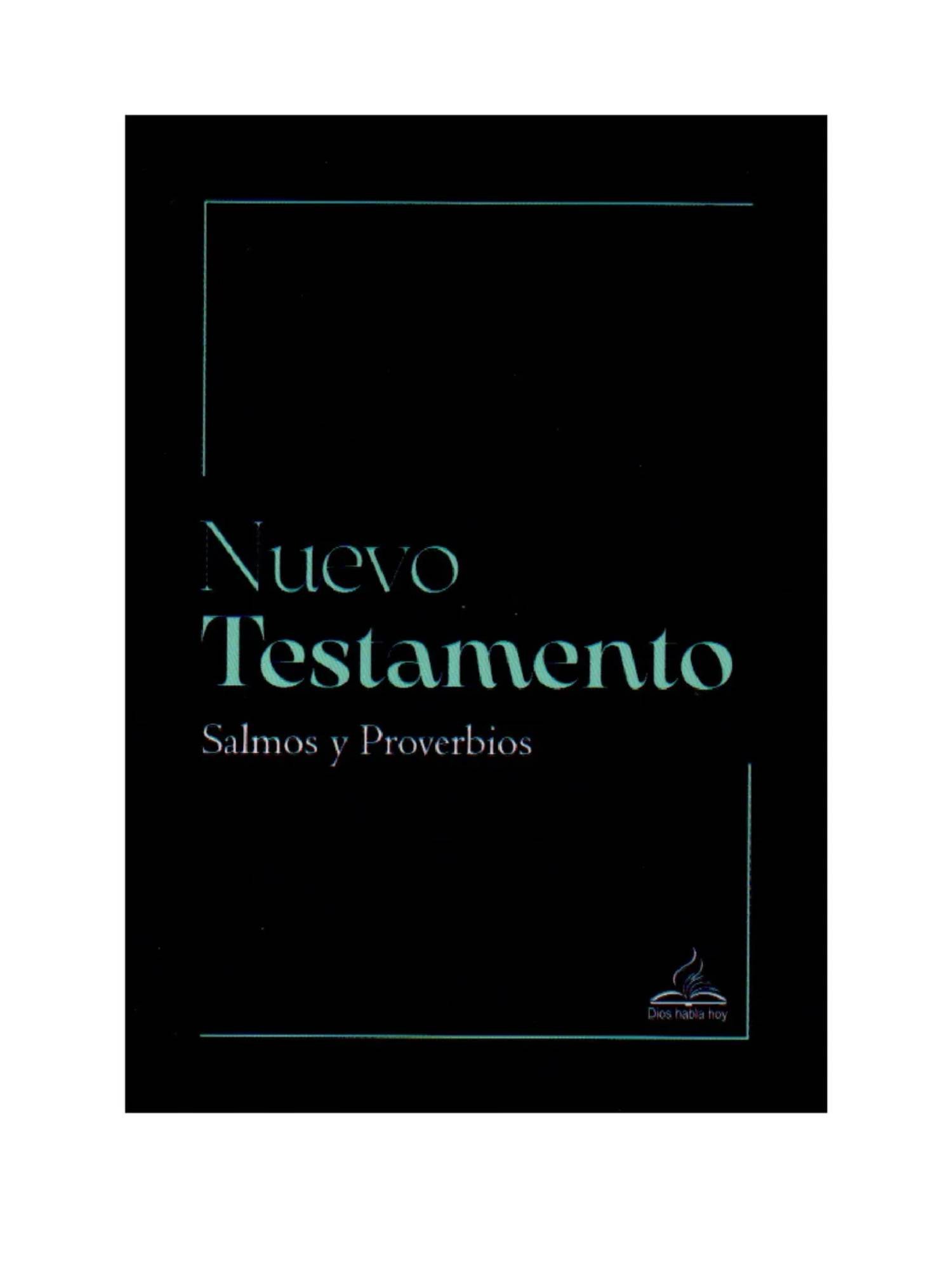 Nuevo Testamento Salmos Y Proverbios 1 Nuevo Testamento Salmos Y Proverbios