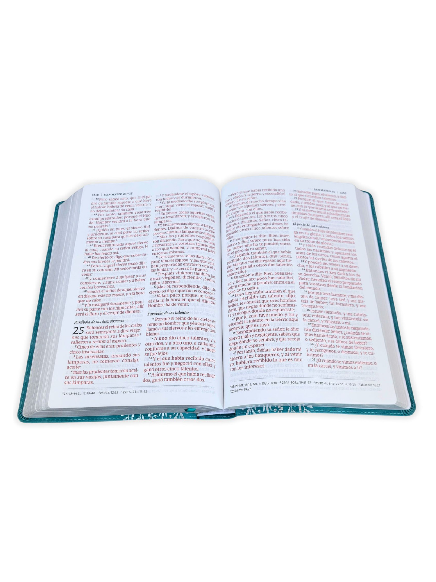 Biblia RVR 1960 Letra Gigante Verde Esmeralda Símil Piel 4 Biblia RVR 1960 Letra Gigante Verde Esmeralda Símil Piel - Image 4
